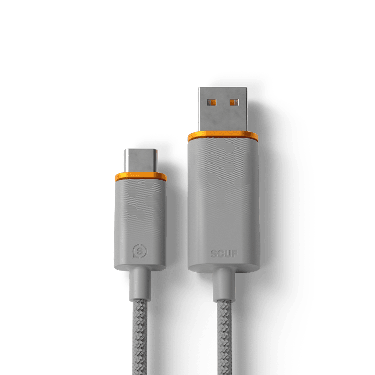 USB-C Cable for Xbox Series X|S &amp; PS5 10ft/3.6m - Light Gray