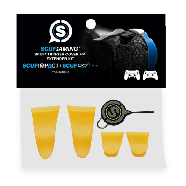 SCUF Trigger Cover & Extender Kit - Yellow