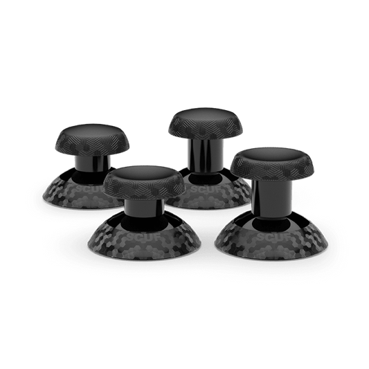 Valor Pro Thumbstick 4 pack (Short & Long Concave and Short & Long Domed) - Black