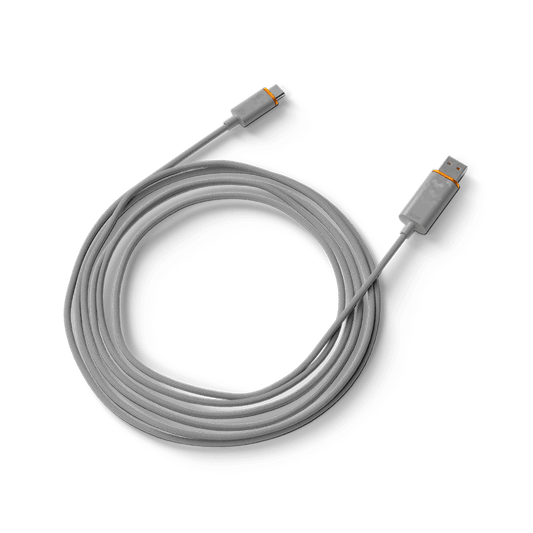USB-C Cable for Xbox Series X|S &amp; PS5 10ft/3.6m - Light Gray