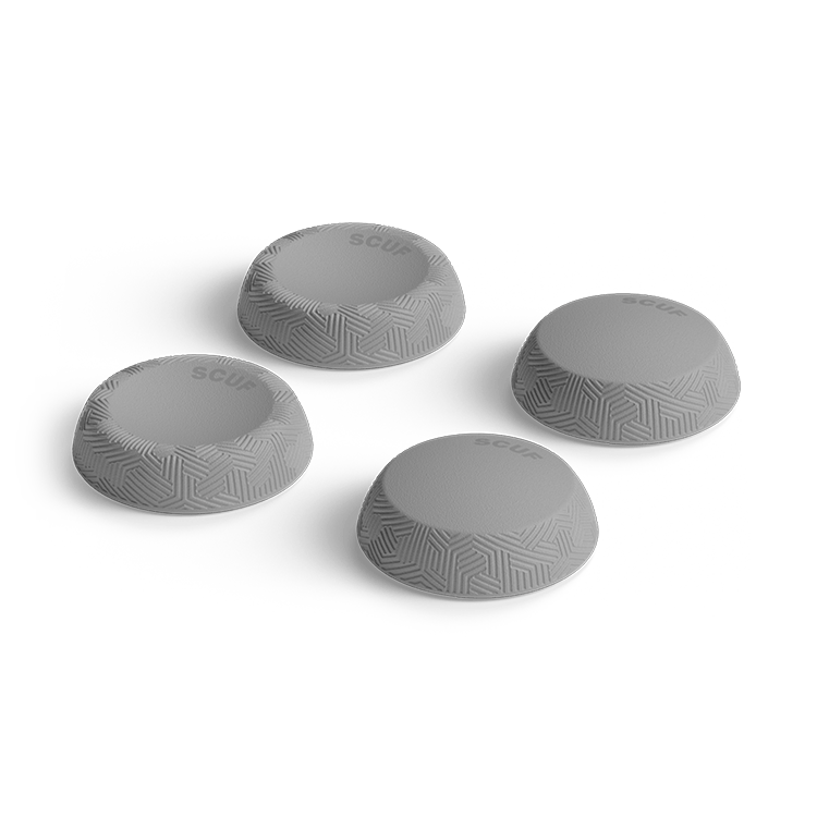 Thumbstick Grips - Tactic 4 Pack Light Gray