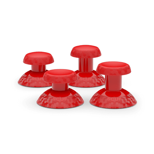 SCUF Valor Thumbstick 4 pack (Short & Long Concave and Short & Long Domed) - Red