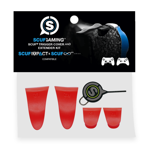 SCUF Trigger Cover & Extender Kit - Red