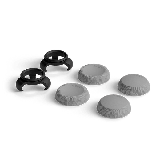 Universal Thumbstick Grips - Tactic 6 Pack Light Gray