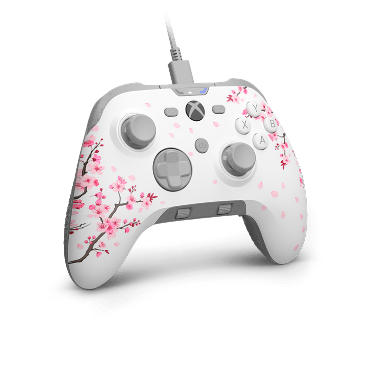 SCUF Valor Wired with TMR Cherry Blossom