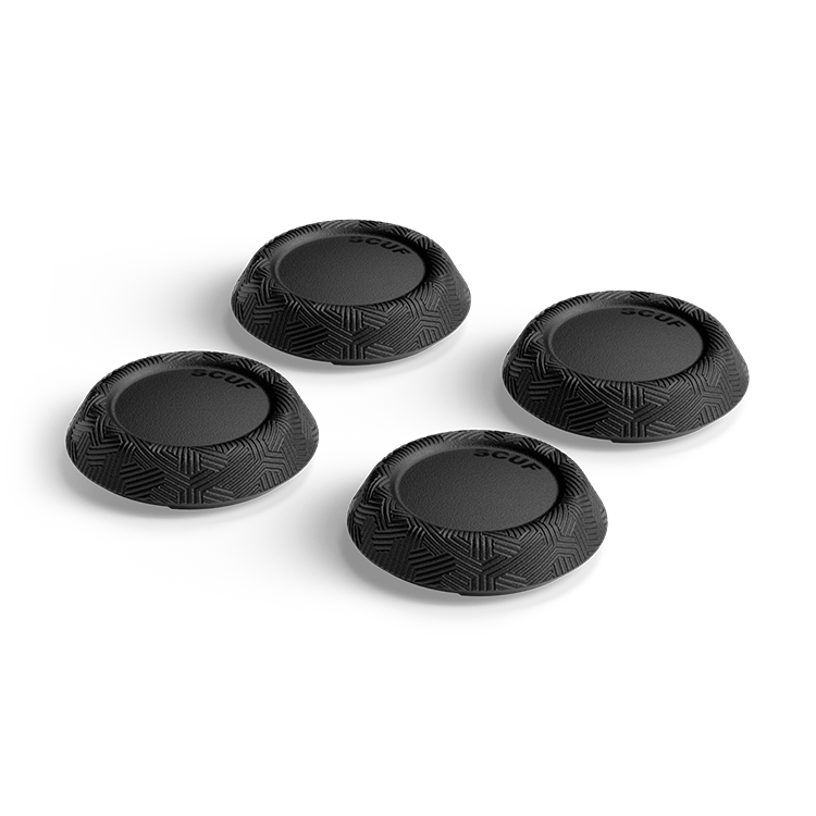Universal Thumbstick Grips - Pulse 4 Pack Black