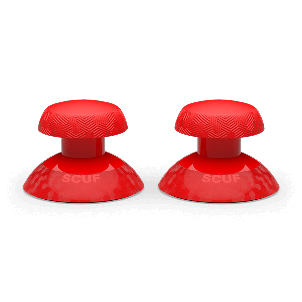 Instinct Thumbsticks 2 Pack - Short Domed - Red