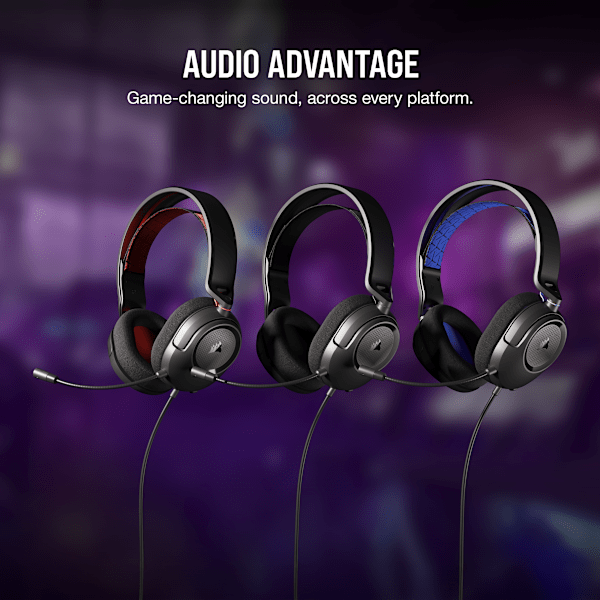 HS35 v2 Multiplatform Gaming Headset — Carbon (Revival Series)