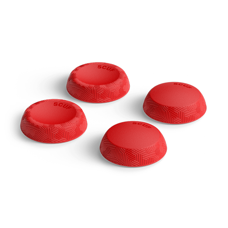 Universal Thumbstick Grips - Tactic 4 Pack Red