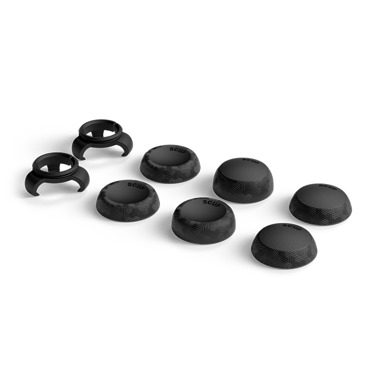 Universal Thumbstick Grips - Tactic 8 Pack Black