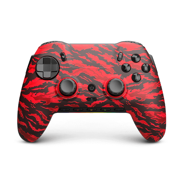 SCUF Envision Pro Tigerstripe Red