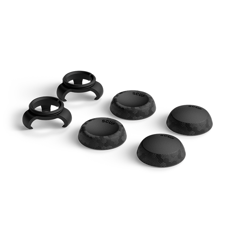 Universal Thumbstick Grips - Tactic 6 Pack Black
