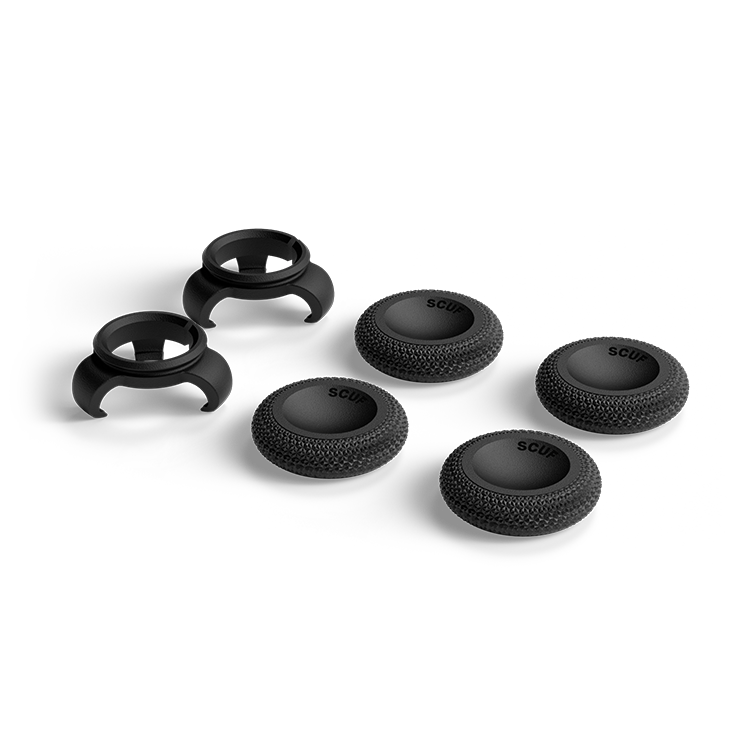 Universal Thumbstick Grips - Catalyst 6 Pack Black