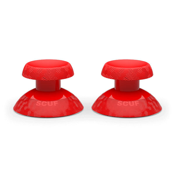 Instinct Thumbsticks 2 Pack - Short Concave - Red