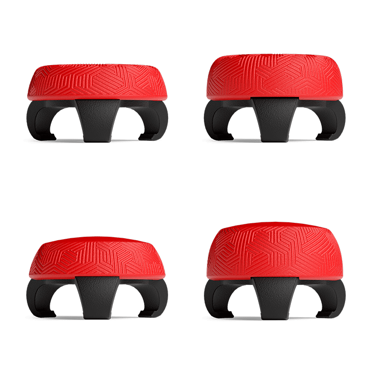 Universal Thumbstick Grips - Tactic 6 Pack Red