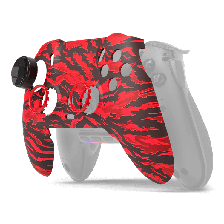 Envision Tigerstripe Red Faceplate Kit