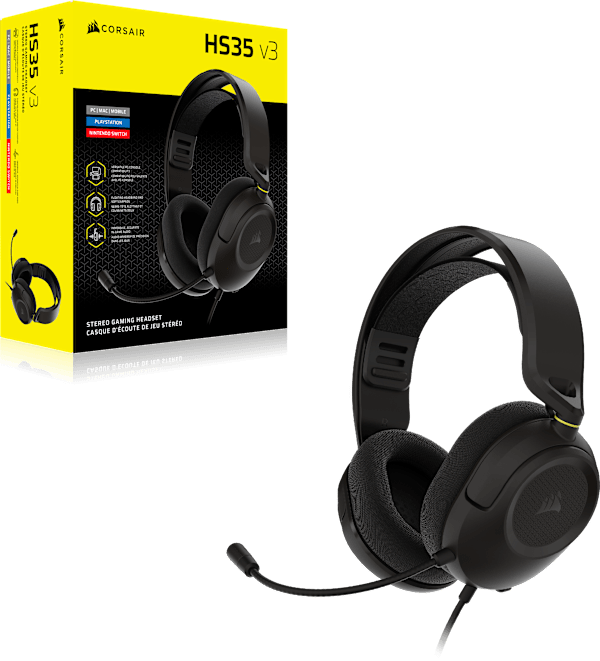 HS35 v3 Gaming Headset - Carbon